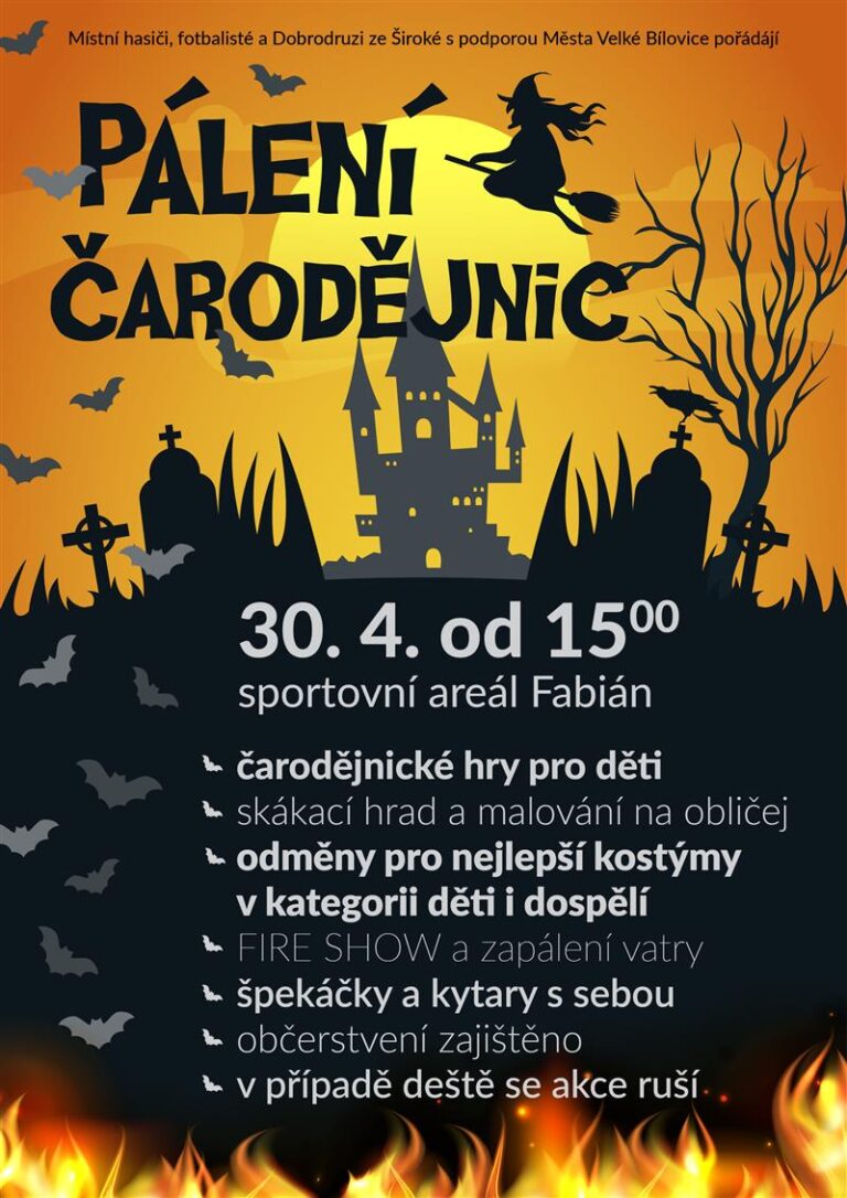 Pálení čarodějnic Velké Bílovice