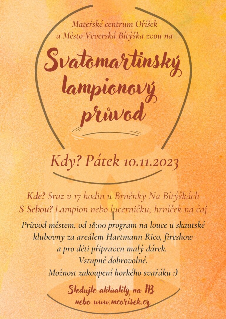 Svatomartinský lampionový průvod | Veverská Bítýška | Duo kontrast